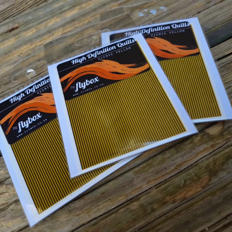 Flybox High Definition Quills in Picric Yellow-1